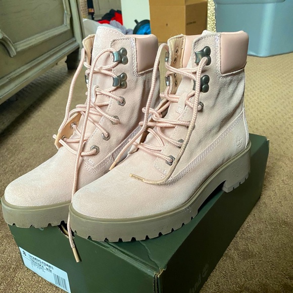 baby pink timberland boots